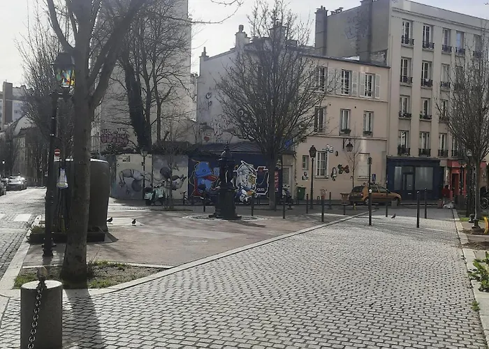 Studio Paris 13 Quartier Butte-Aux-Cailles